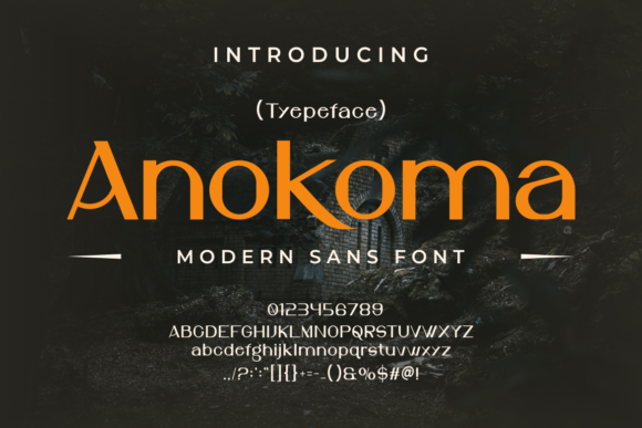 Anokoma Font: A Bold, Authentic Sans Serif for Handmade Brands