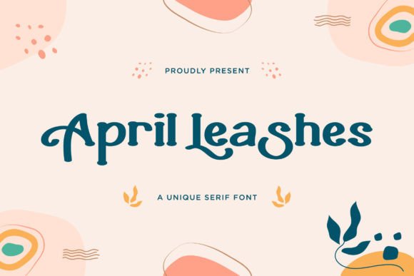 April Leashes Serif Font for Handmade Brands