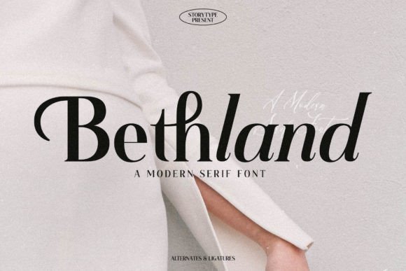 Bethland: A Serif Font That Elevates Campaign Headlines