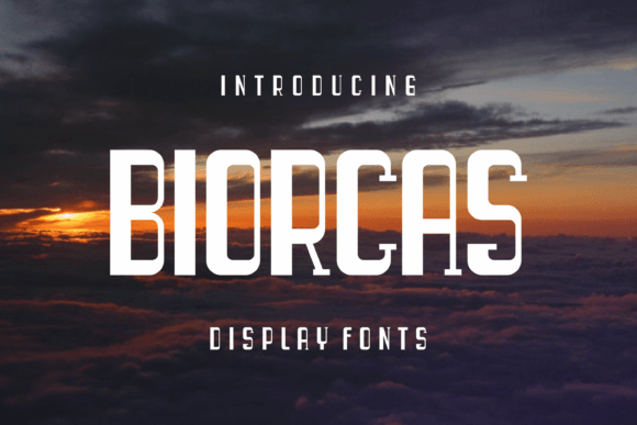 Biorcas: A Modern Display Font That Elevates Your Brand