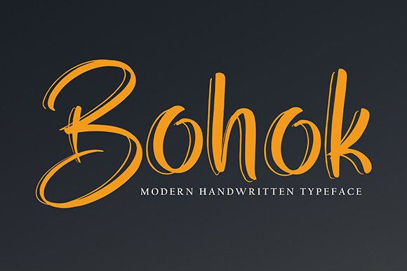 Bohok: A Modern Handwritten Font That Fits Real Campaigns