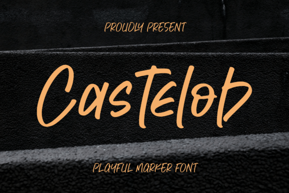 Castelob: A Playful Modern Script Font for Digital Branding