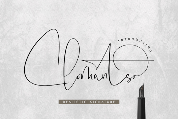 Clomantso: A Realistic Script Font for Campaign-Ready Headlines