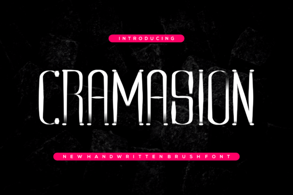 Cramasion Font: A Modern Handwritten Typeface for Small Business Branding
