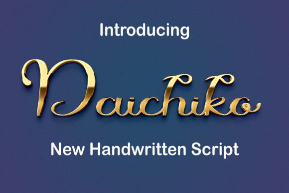 Daichiko: A Modern Script Font That Feels Human, Not Hyped