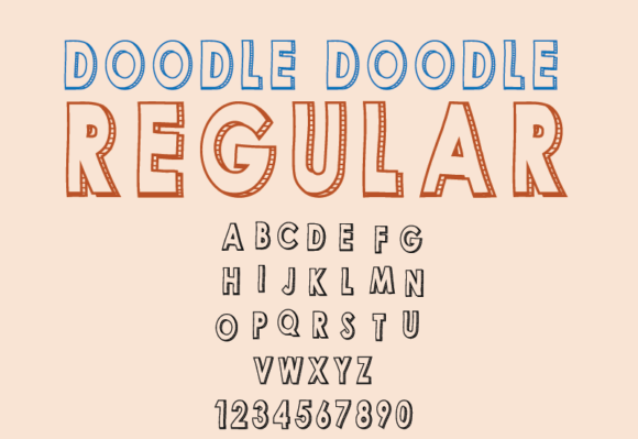 Doodle Doodle Regular: A Modern Serif for Digital Clarity