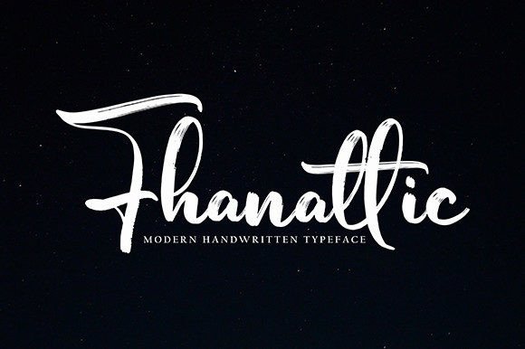 Fhanattic: A Modern Handwritten Font for Digital Design