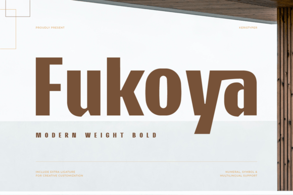 Fukoya: A Confident, Soft Sans Serif for Real Branding Work