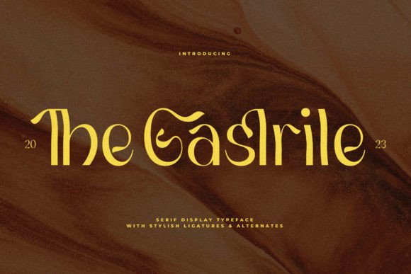 Gaslrile: A Modern Serif Display Typeface for Campaign Impact