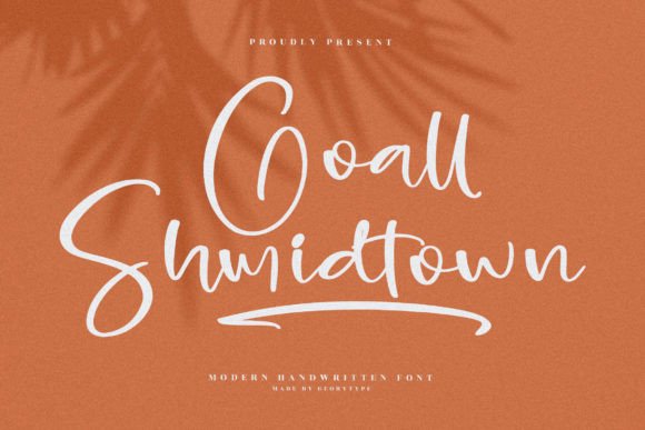 Goall Shmidtown: A Modern Handwritten Font for Campaign-Ready Headlines