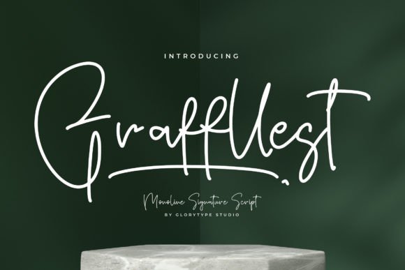 Graffllest: A Modern Script Font for Small Business Branding