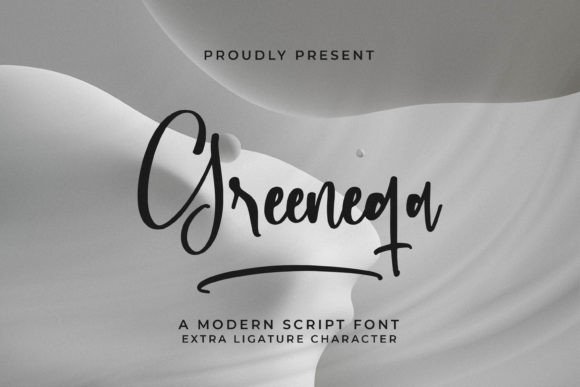 Greeneqa: A Handwritten Script Font with Quiet Confidence