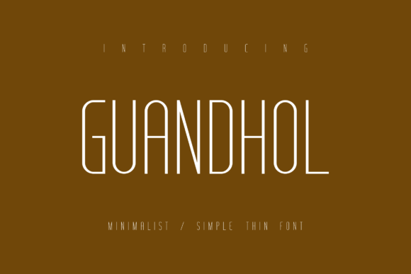 Guandhol: A Clean, Confident Sans Serif for Small Business Branding