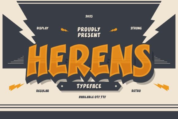Herens: A Display Font That Makes Your Headlines Unmissable