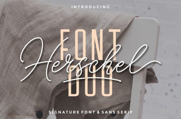 Herschel: A Modern Duo Font That Makes Your Brand Feel Intentional