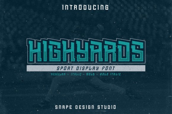 Highyards Display Font for Handmade Labels & Invitations