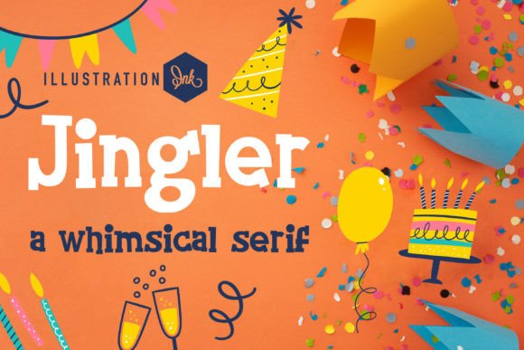 Jingler: A Whimsical Serif Font That Feels Like a Warm Handshake