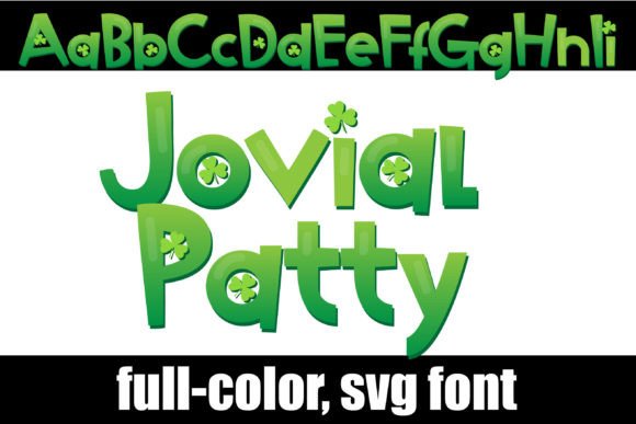 Jovial Patty: A Festive Color Font for Digital Branding