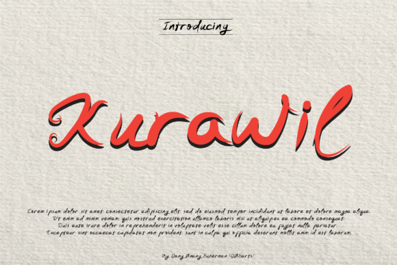 Kurawil: A Bold Script Font for Memorable Branding
