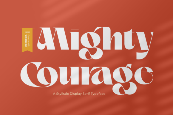 Mighty Courage: A Modern Serif Font for Distinctive Branding
