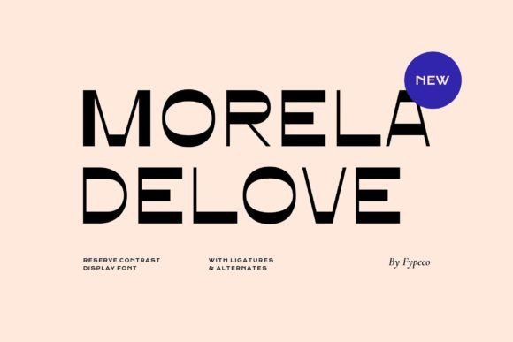Morela Delove: A Display Font That Elevates Real Small Business Branding