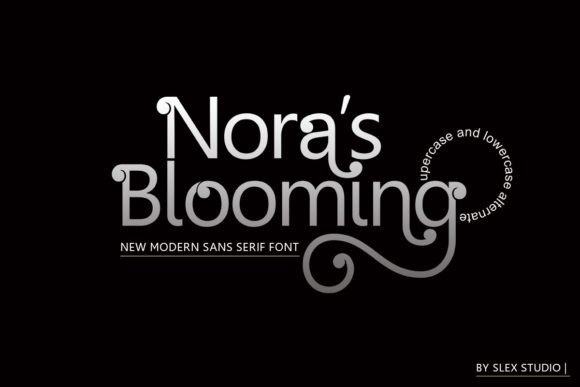 Nora s Blooming: A Modern Sans Serif Font for Scroll-Stopping Campaigns