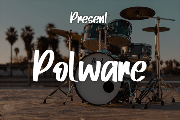 Polware: A Modern Script Typeface for Editorial Elegance