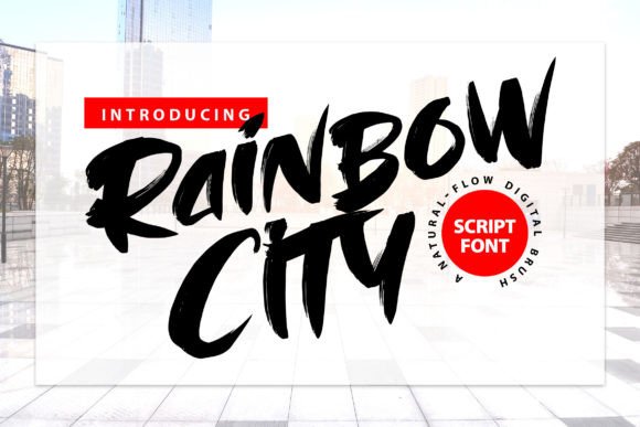 Rainbow City: A Bold Handwritten Font for Campaign Clarity