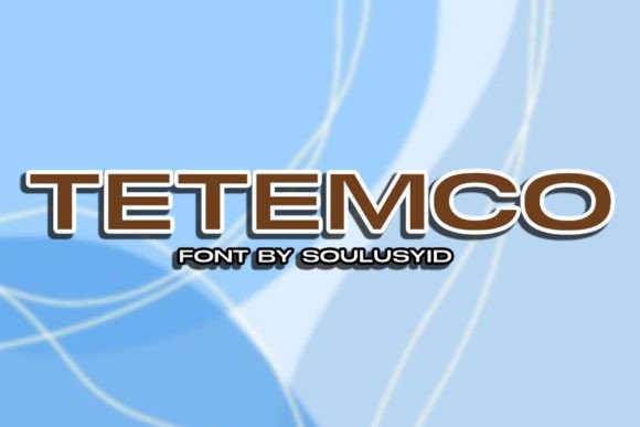 Tetemco: A Bold Sans Serif That Cuts Through the Feed