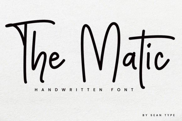 The Matic: A Modern Script Font for Thoughtful Editorial Design